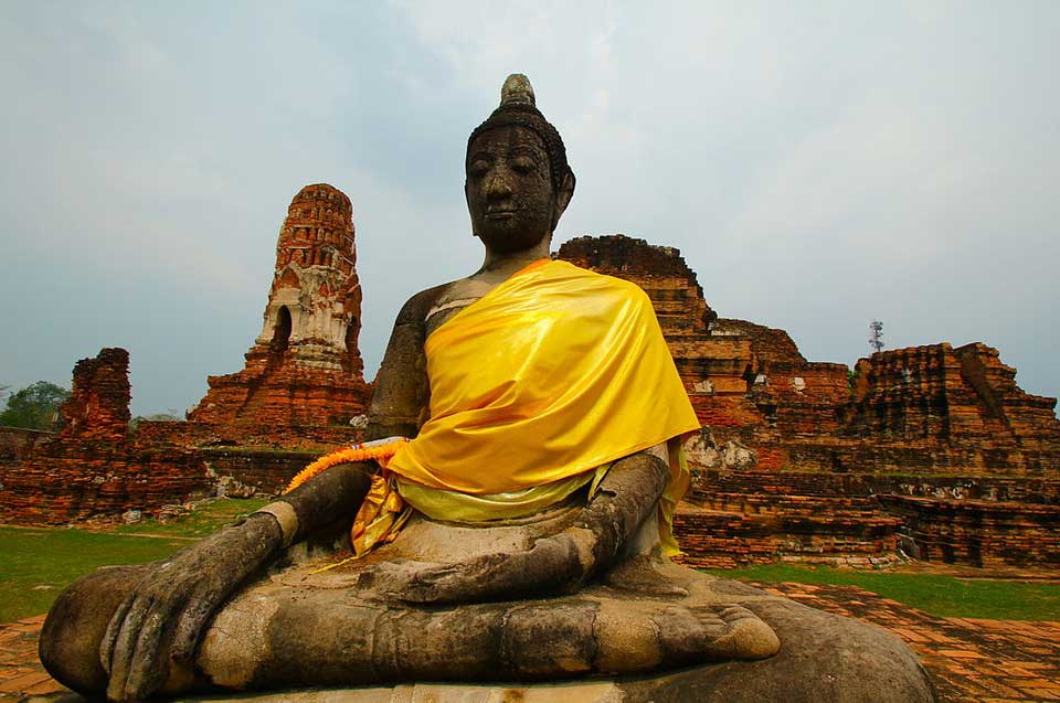 [fr]Statue de Bouddha[en]Buddha statue - Ayuthhaya