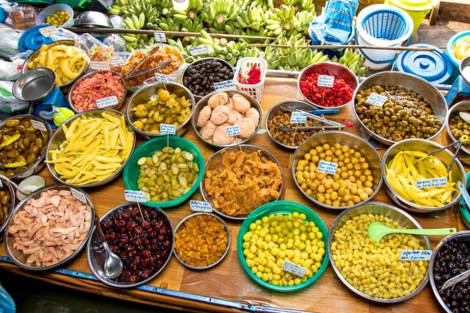 Marché flottant au Wat Lam Phaya - Nakhon Pathom