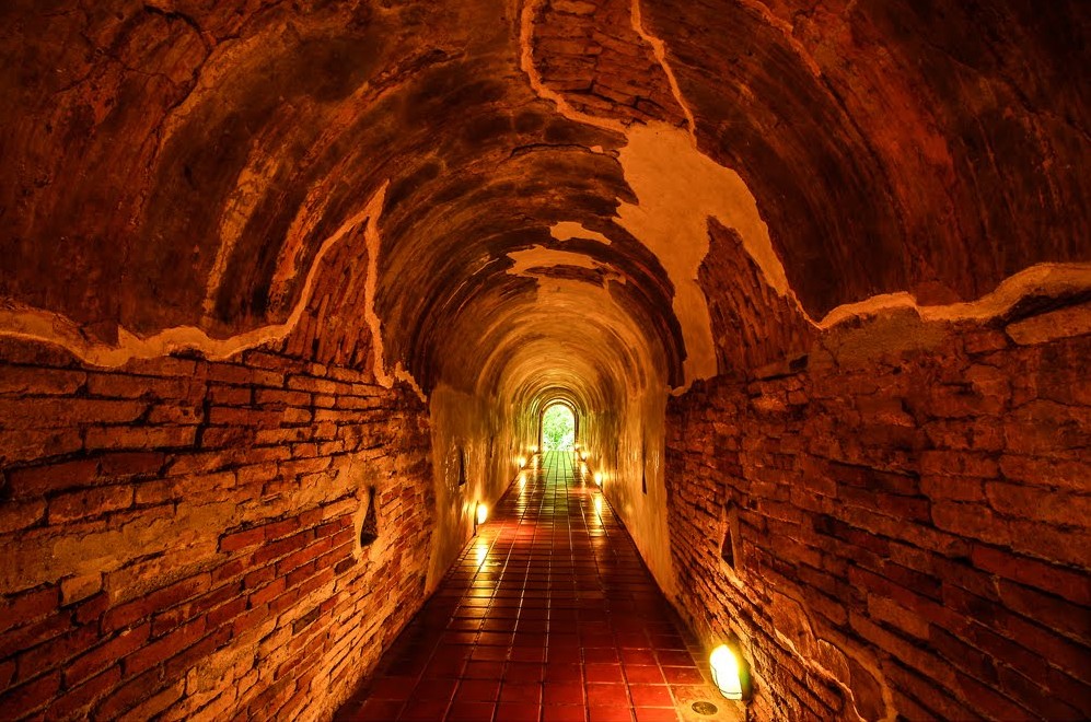 Tunnels du Wat Umong - Chiang Mai