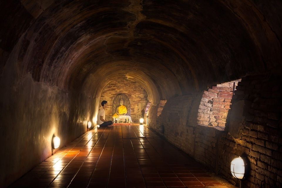 Tunnels du Wat Umong - Chiang Mai